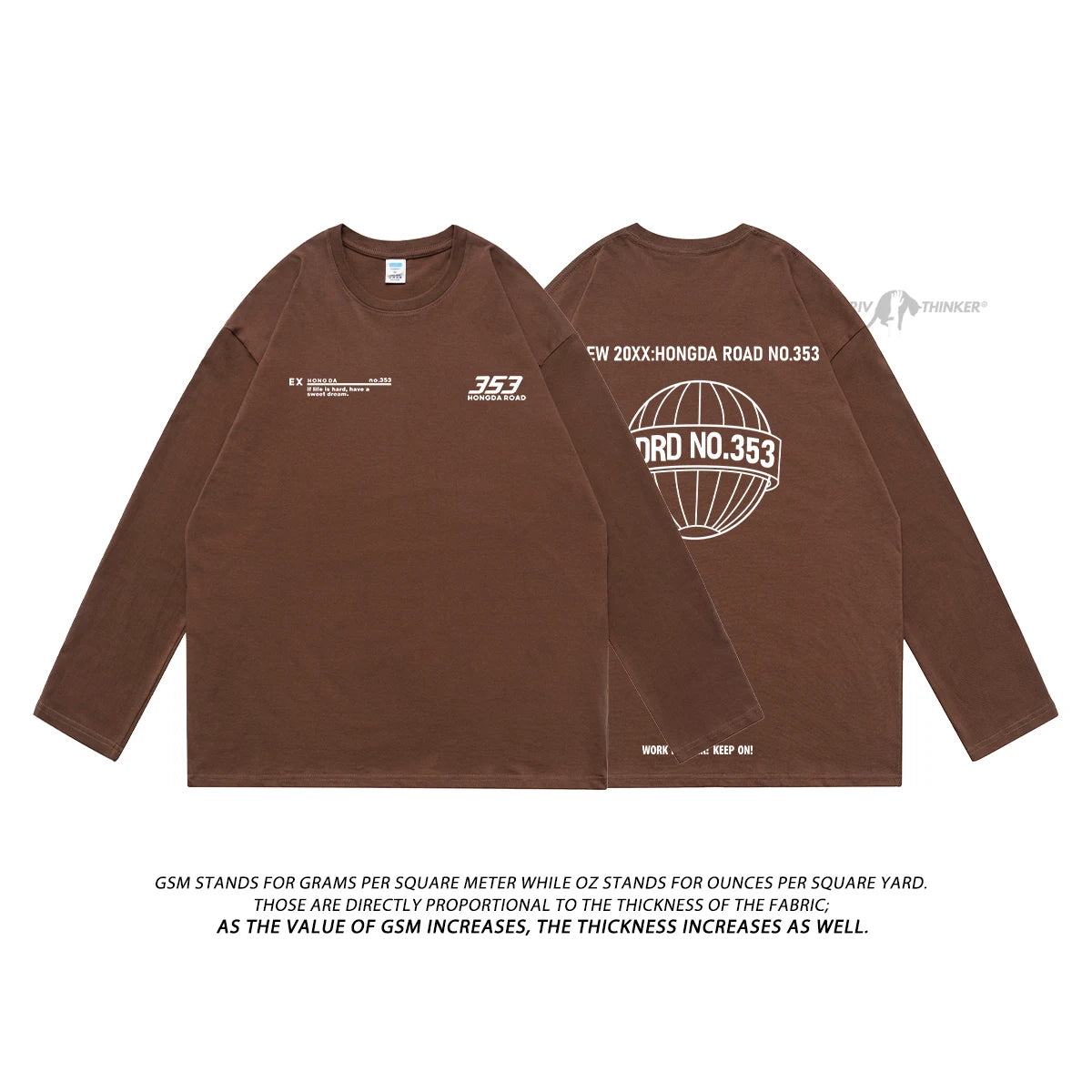 Privathinker High Street Style Men T-shirts Autumn Long Sleeve Fashion Tops Casual Clothing Round Neck Haruku Male Tees